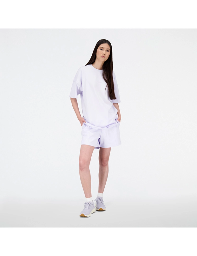 New Balance - T-Shirt Senhora Branco