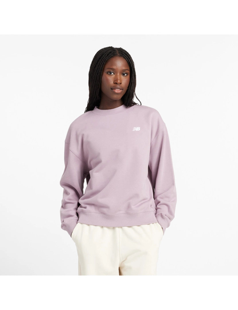 New Balance - Sweatshirt Senhora Roxo