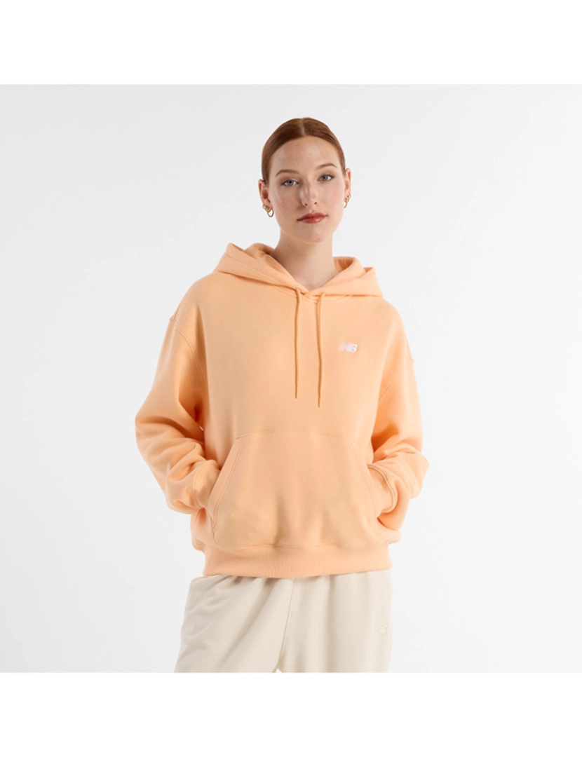 New Balance - Sweatshirt Senhora Laranja