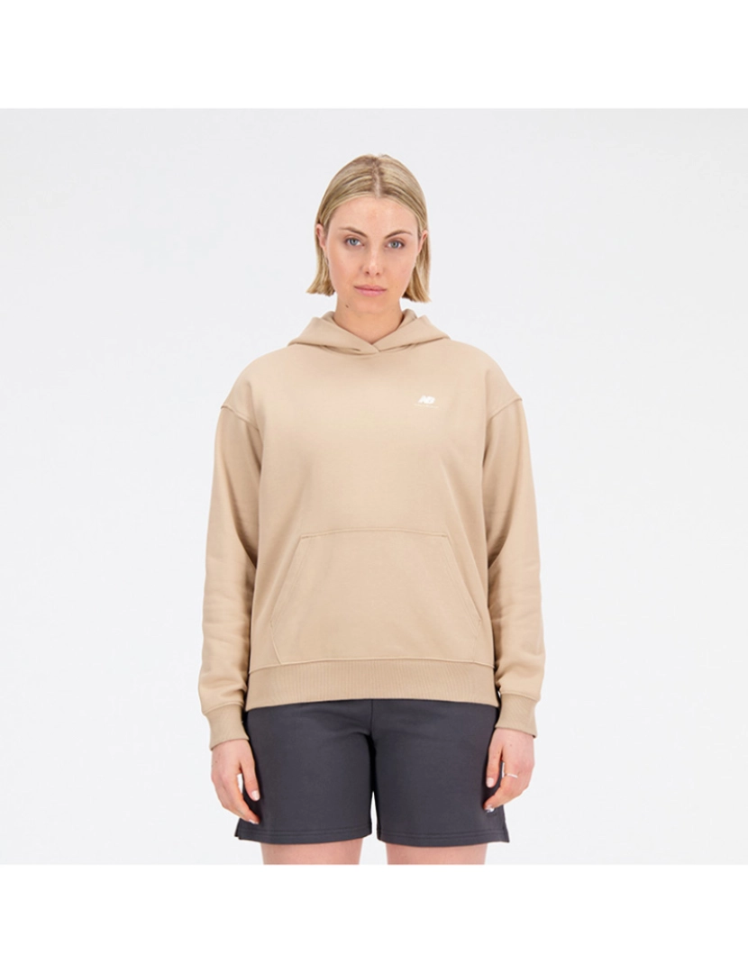 New Balance - Sweatshirt Senhora Camel