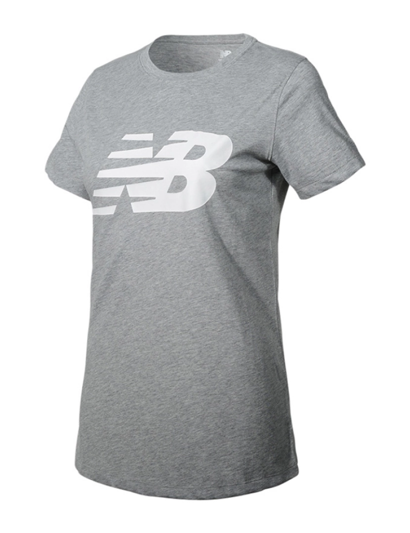 New Balance - T-Shirt Senhora Classic Flying NB Graphic  Cinza