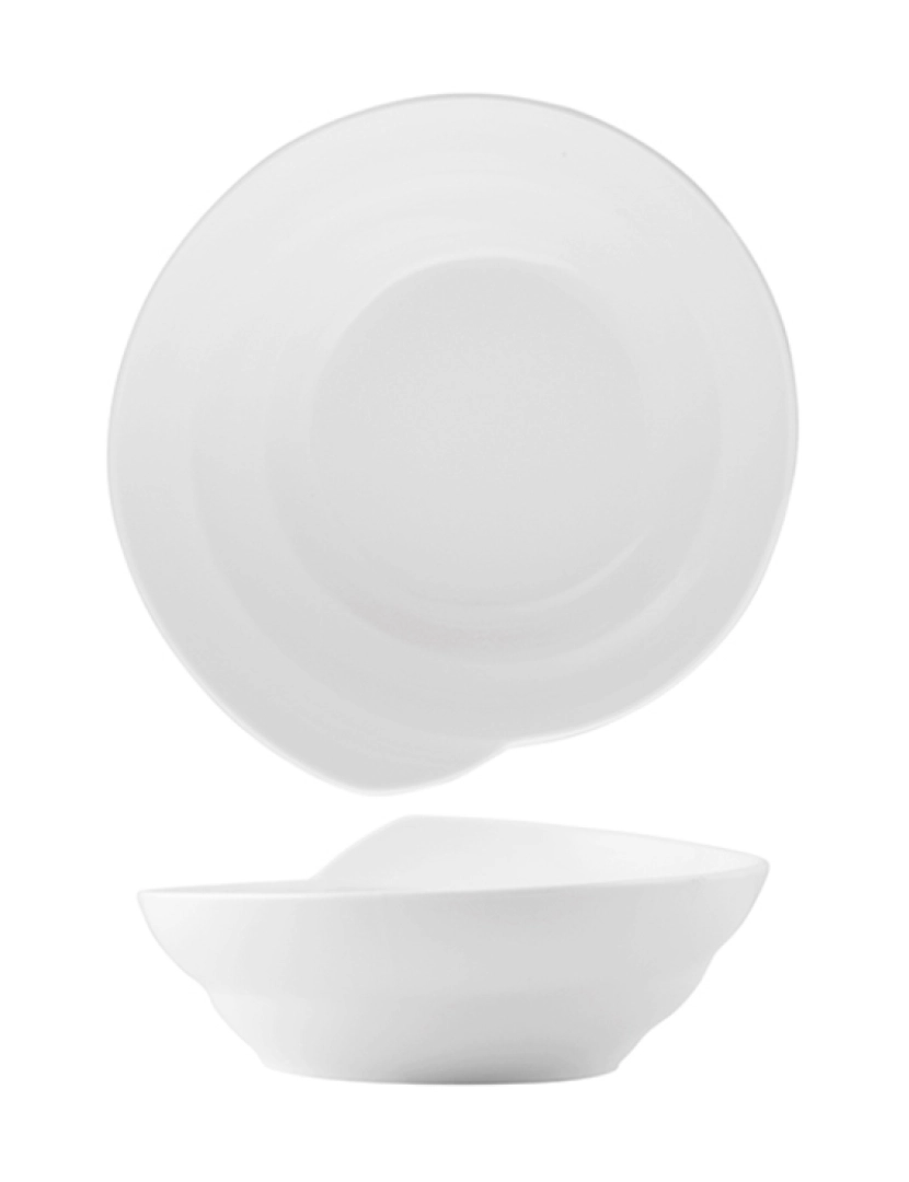 coseAcasa - Saladeira de porcelana, 26,5 cm, branca