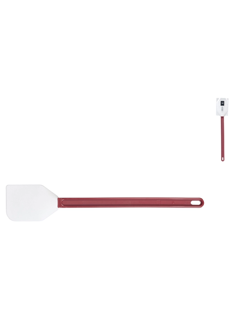 coseAcasa - Espátula de Cozinha em Silicone com Cabo Vermelho 38,5 cm