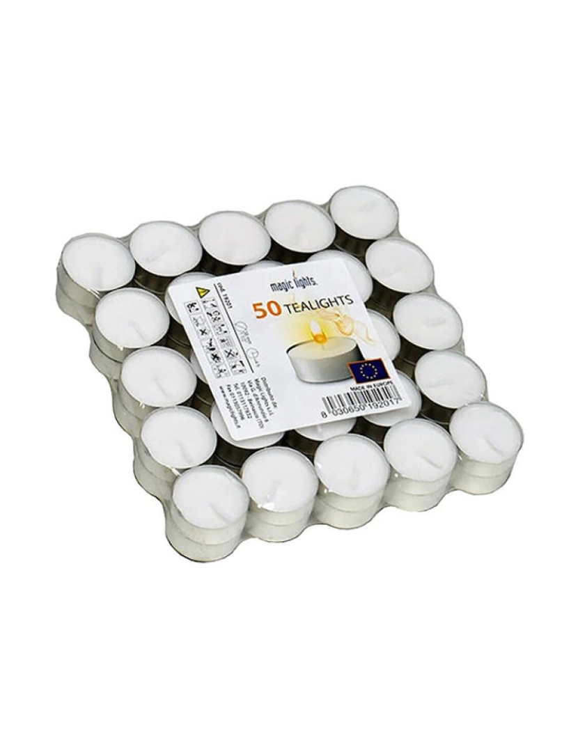 BB - Conjunto de Velas Magic Lights 50 Peças Branco