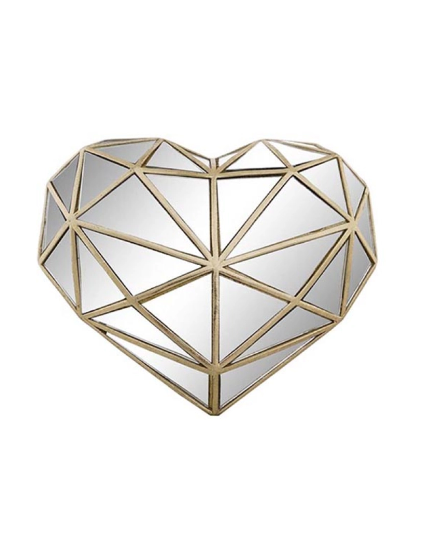 DKD Home - Figura Decorativa DKD Home Decor 26 x 5 x 21 cm Coração Dourado