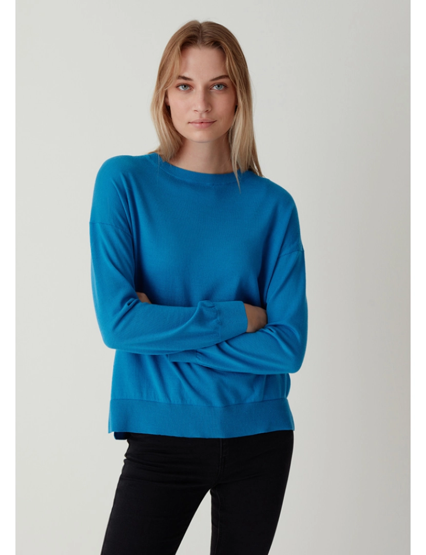 Stefanel - Sweater Senhora Indigo