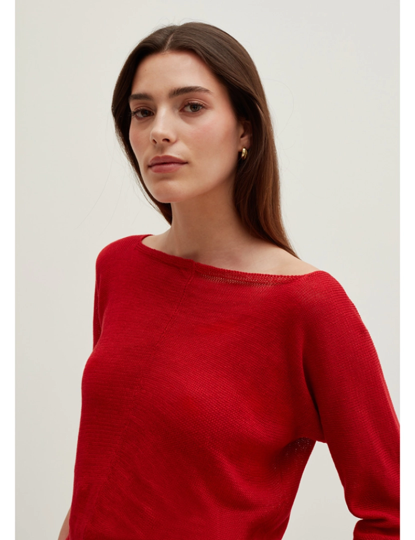 Stefanel - Pullover Senhora Vermelho