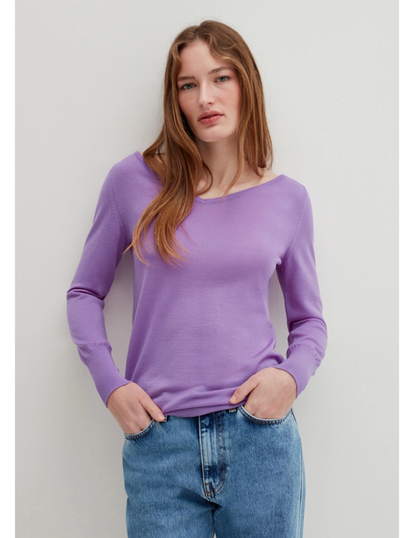 Stefanel - Pullover Senhora Roxo