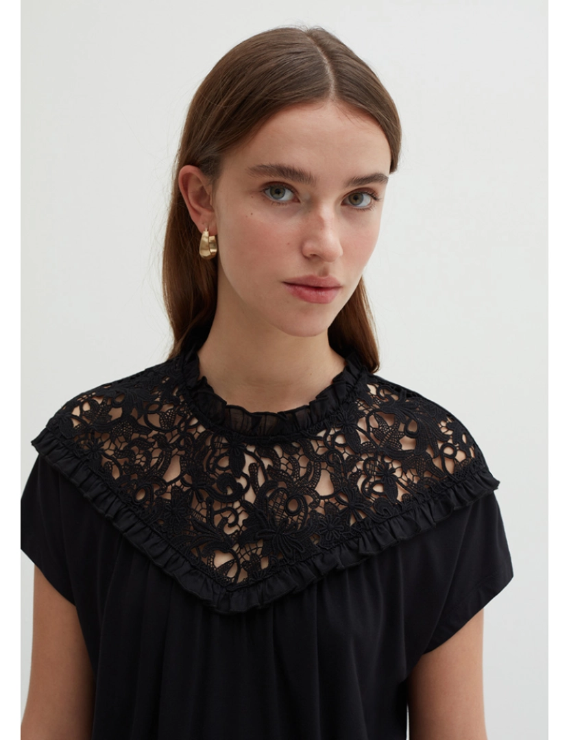 Stefanel - Blusa Senhora Preto