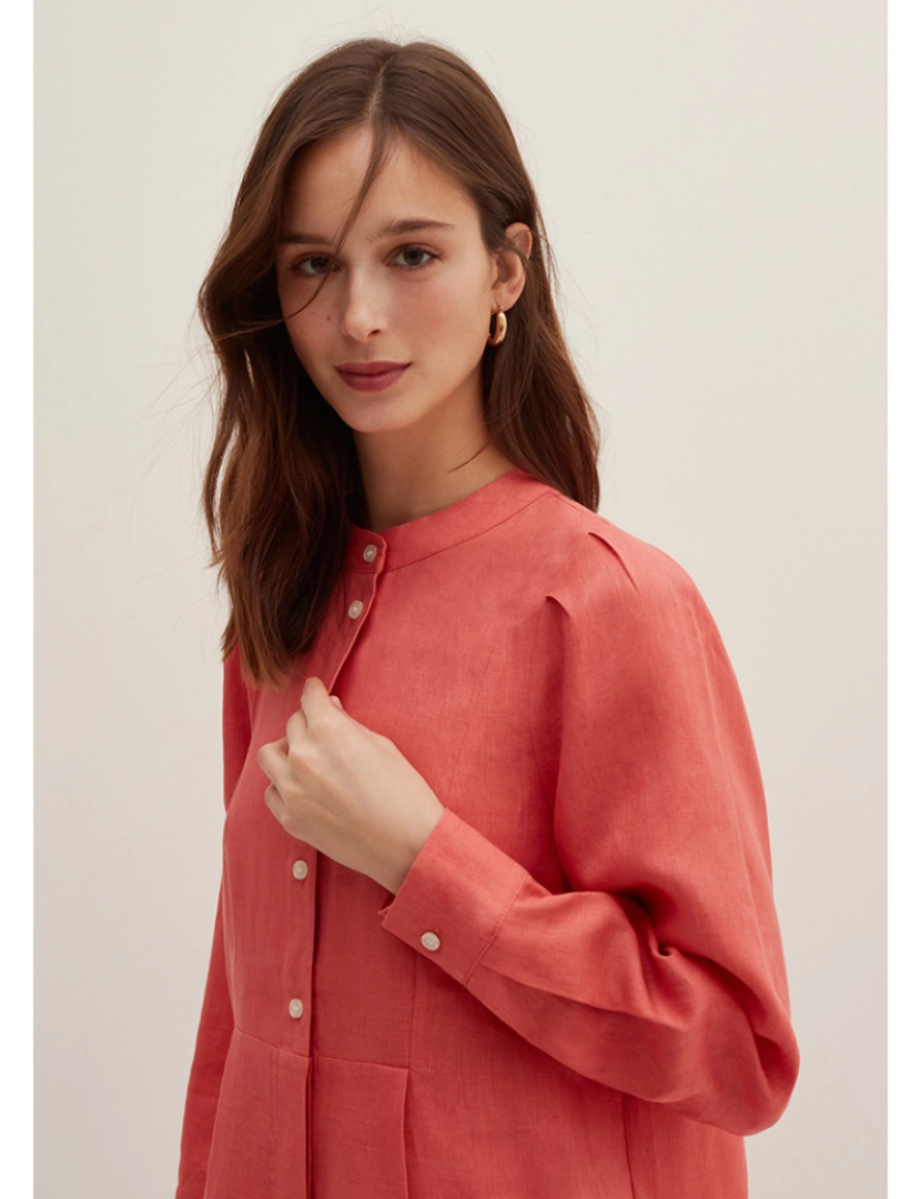 Stefanel - Camisa Senhora Rosa