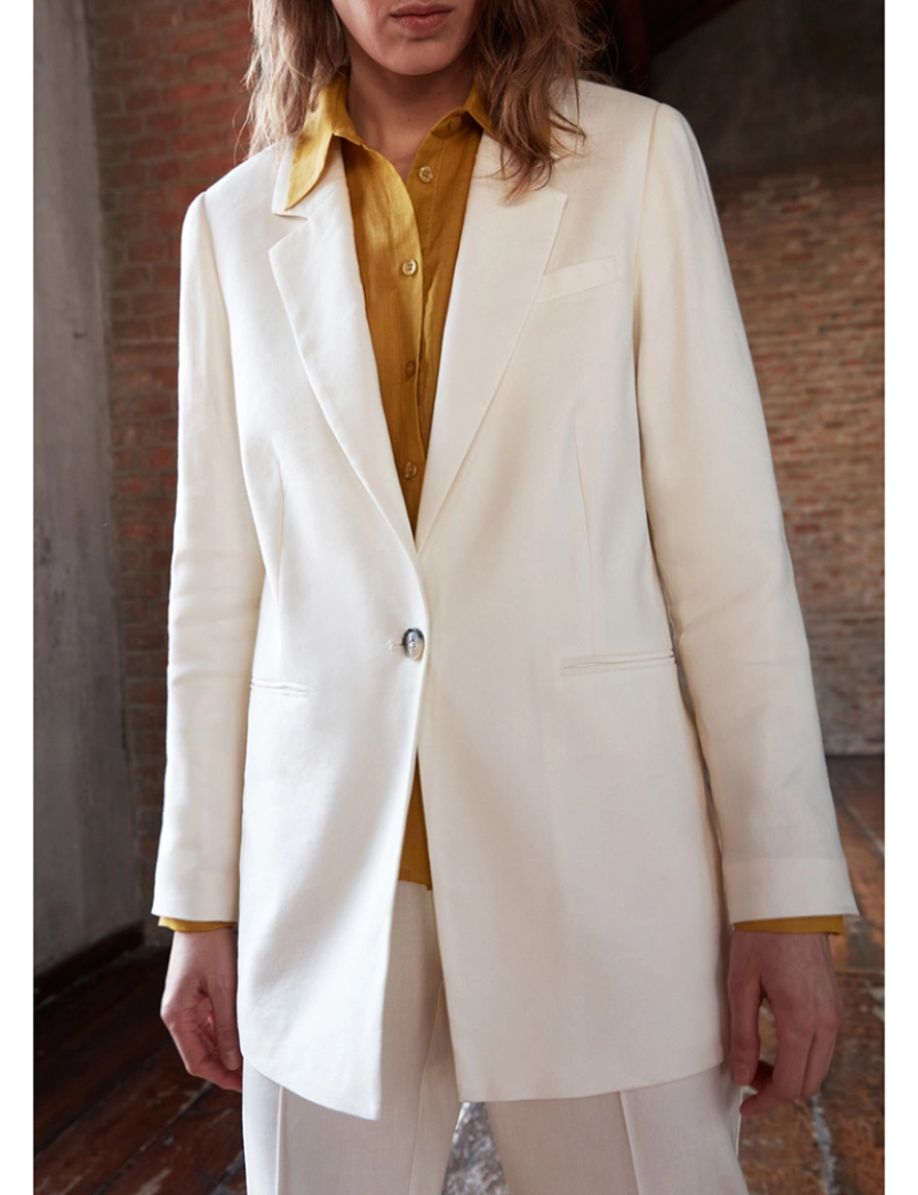 Stefanel - Blazer Senhora Branco