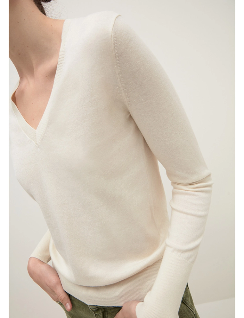 Stefanel - Pullover Senhora Branco