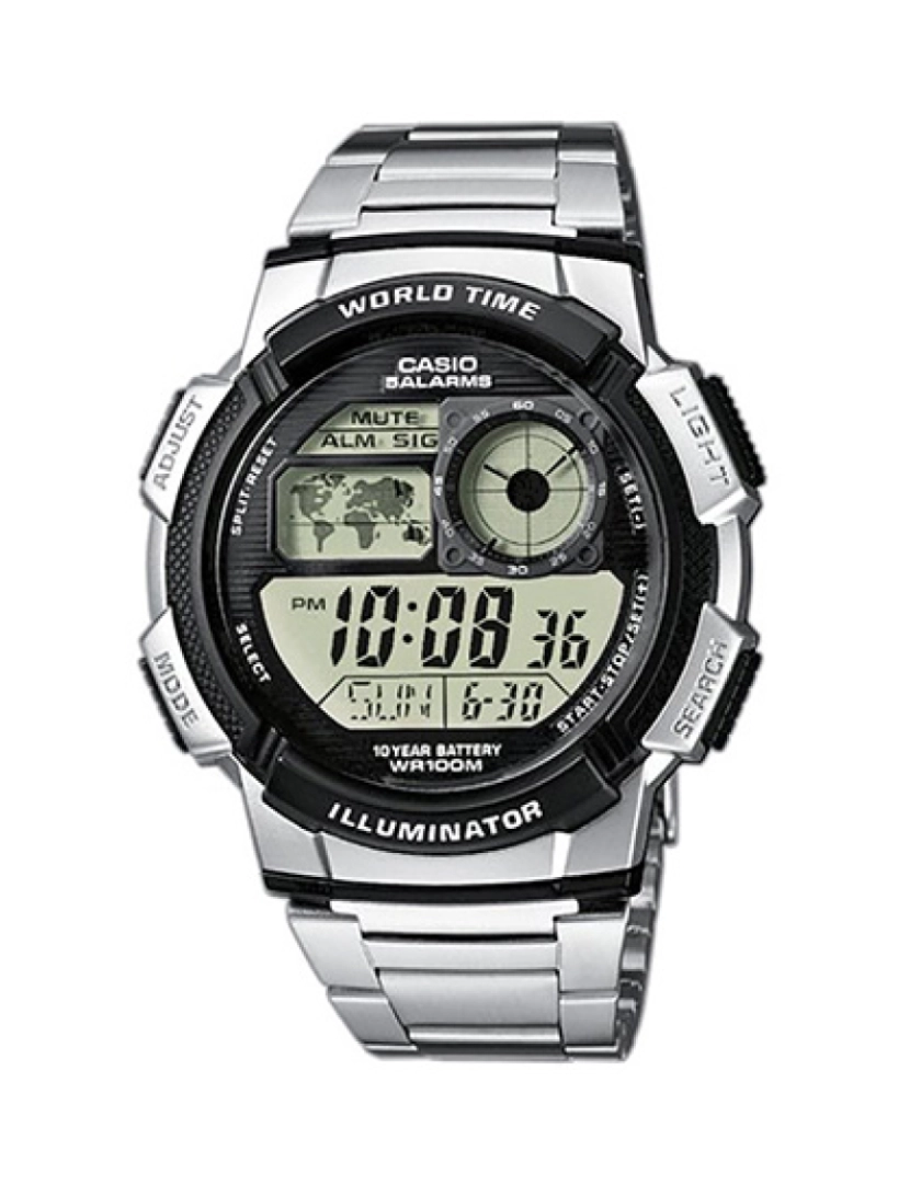 Casio - Relógio Casio AE1000WD1A Prateado