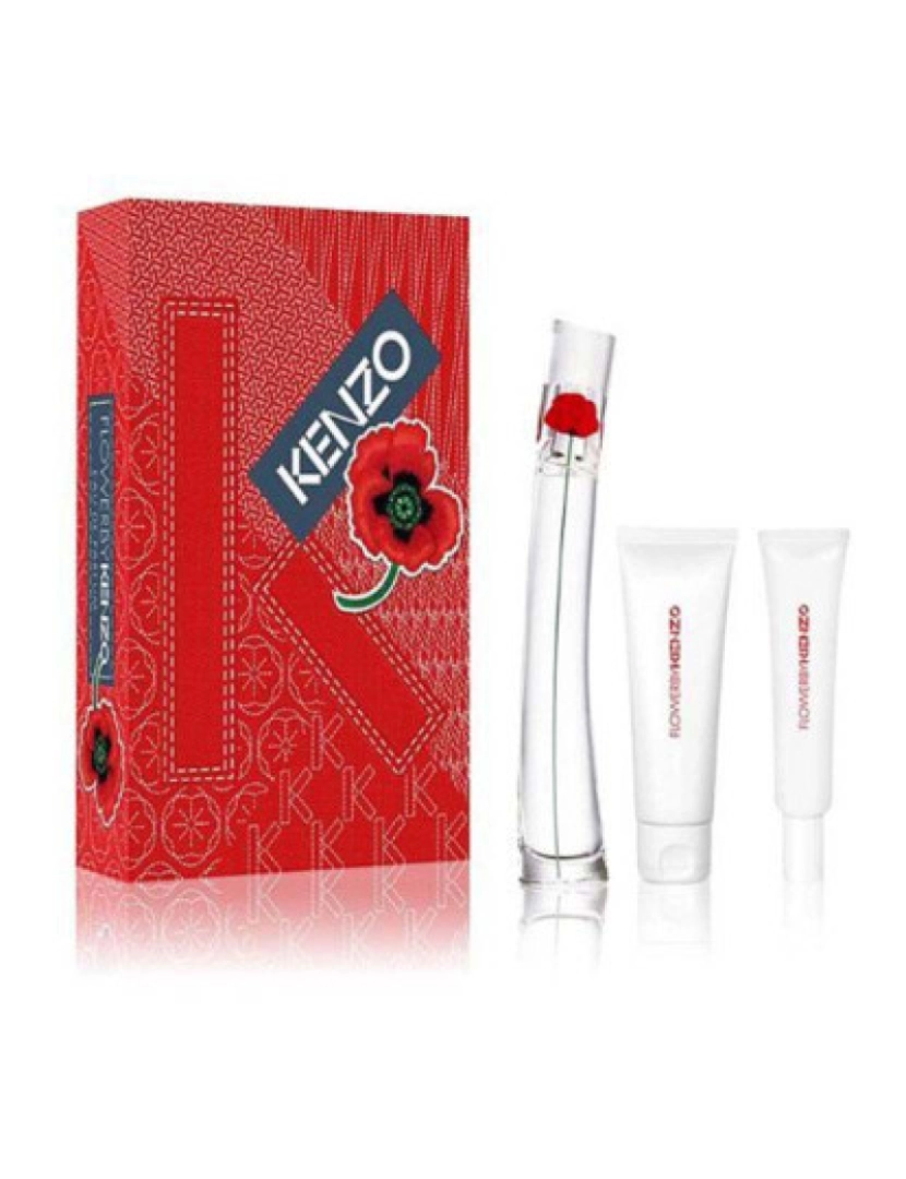 Kenzo - Flower By Kenzo Set (Ep 50 Vp + Body Milk 75 Ml + Hand Cream 20 Ml)     