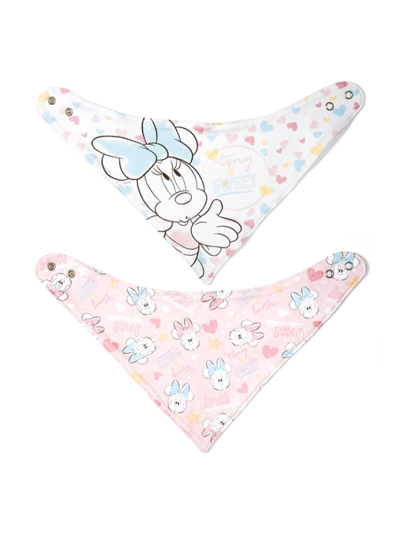 coseAcasa - Minnie Tender, Conjunto De 2 Babetes Bandana