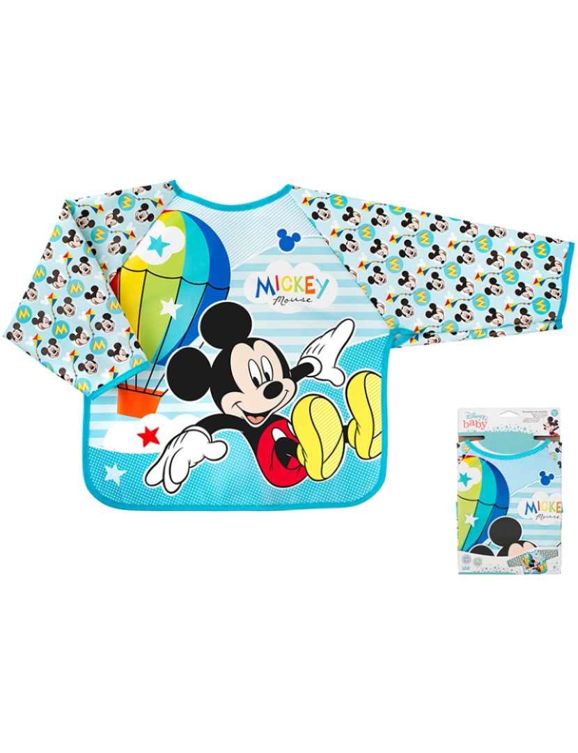 coseAcasa - Babete Mickey Simply Peva Com Mangas