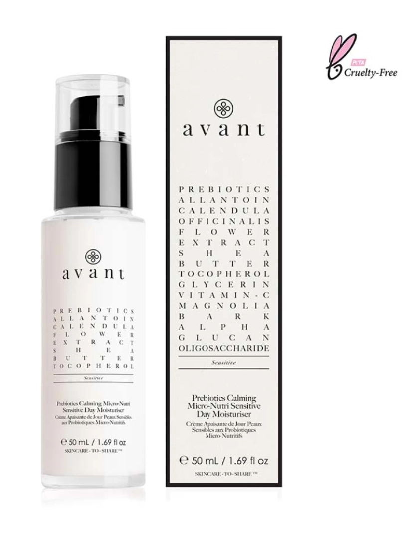 Avant Skincare - Probióticos Hidratante Diurno Calmante Micro-Nutri Sensitive