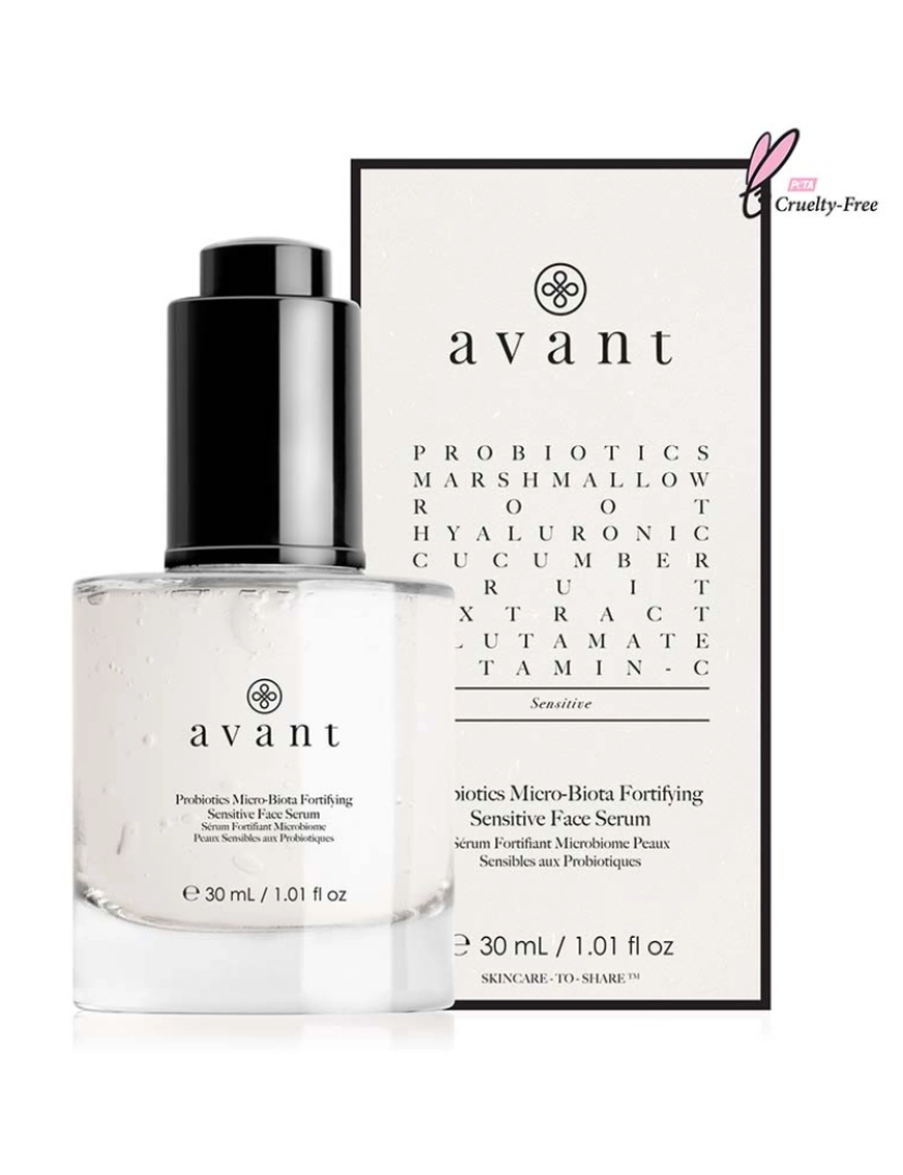 Avant Skincare - Probióticos Micro-Biota Sérum Facial Fortificante Sensível