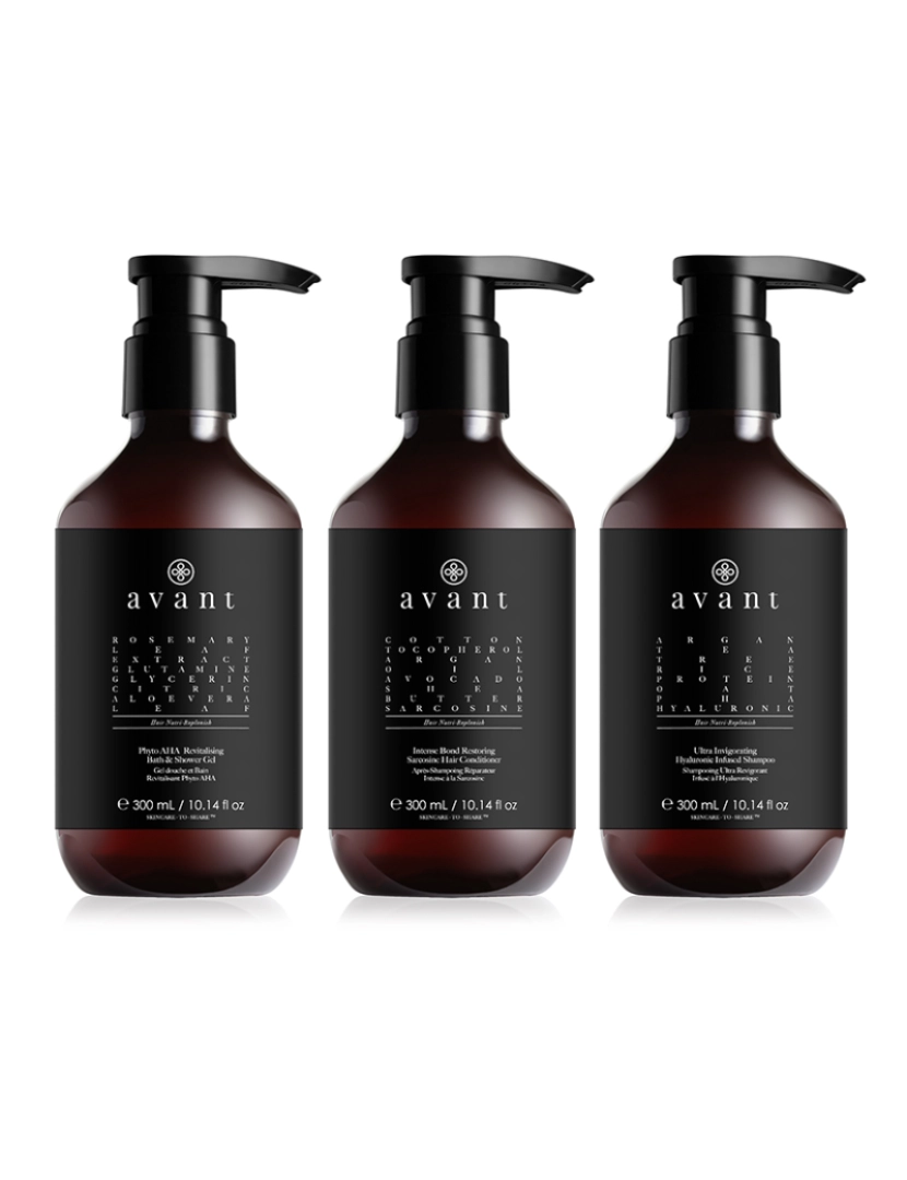 Avant Skincare - Conjunto Banho E Cabelo Deluxe Trio (3Pcs)