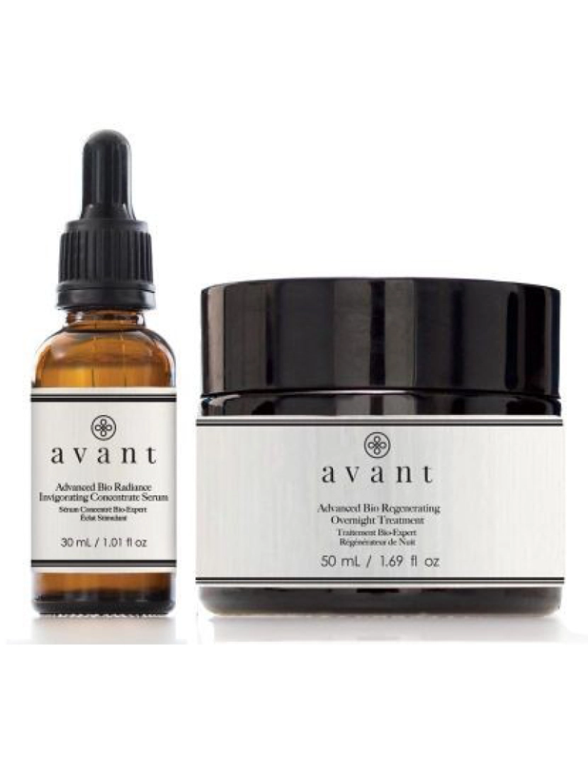 Avant Skincare - Conjunto Complexe Skin Renew: Sérum Concentrado Revigorante Advanced Bio Radiance + Tratamento Noturno Bio Regenerador Avançado