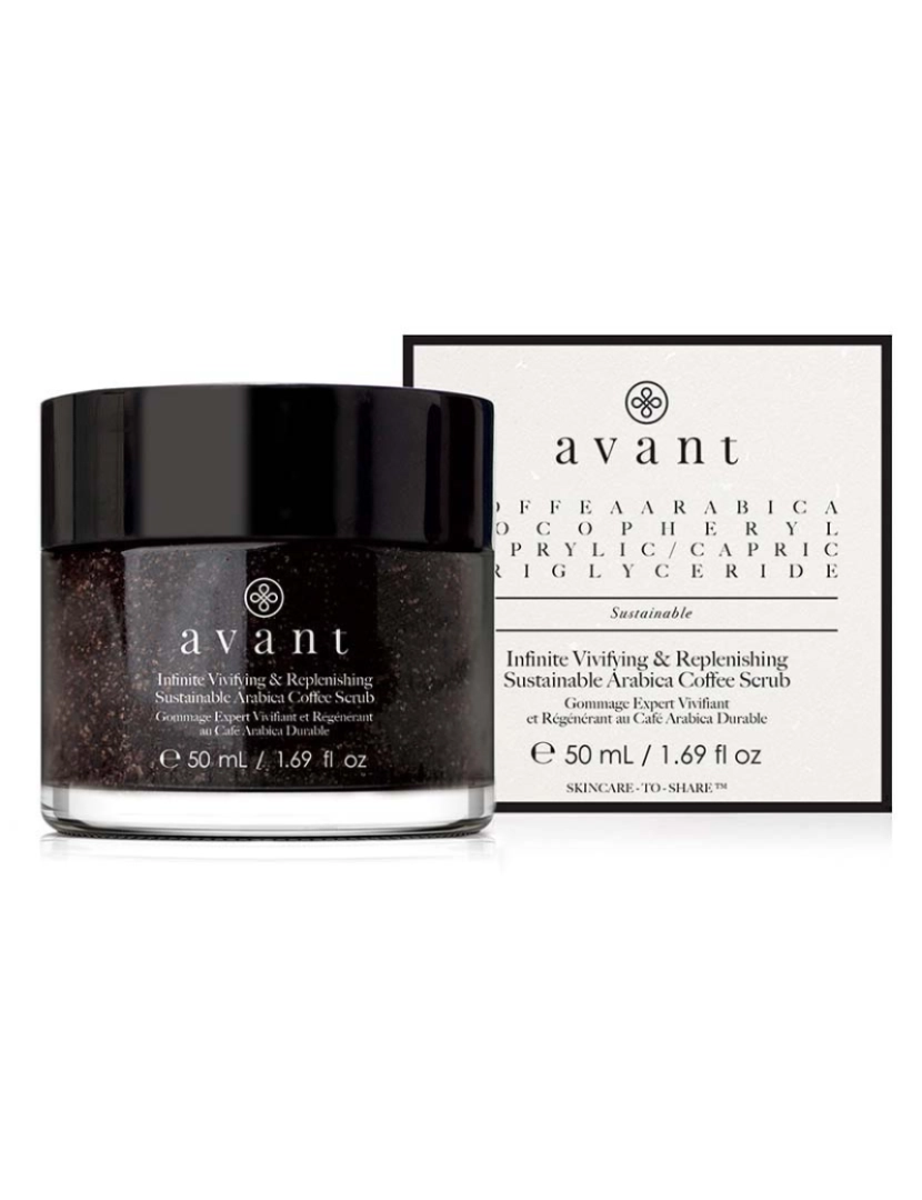 Avant Skincare - Esfoliante De Café Arábica Sustentável, Vivificante E Reabastecedor Infinito