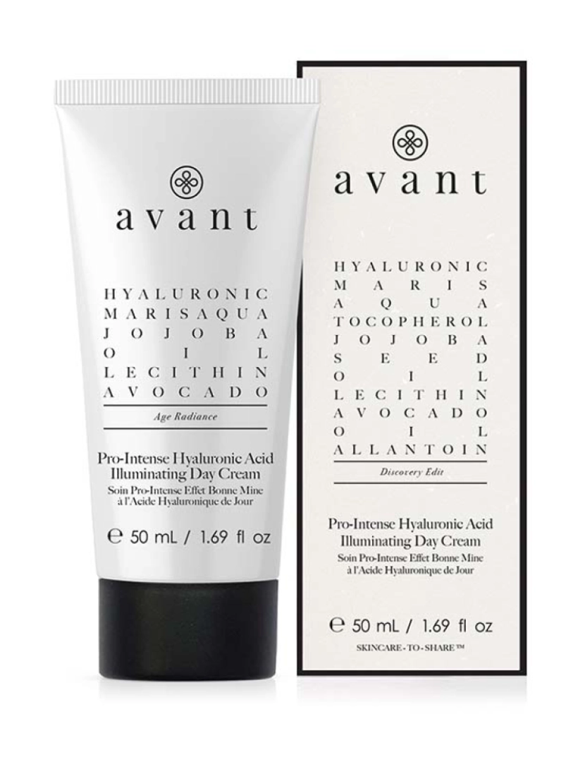 Avant Skincare - Discovery Edit - Creme De Dia Iluminador Com Ácido Hialurónico Pró-Intenso