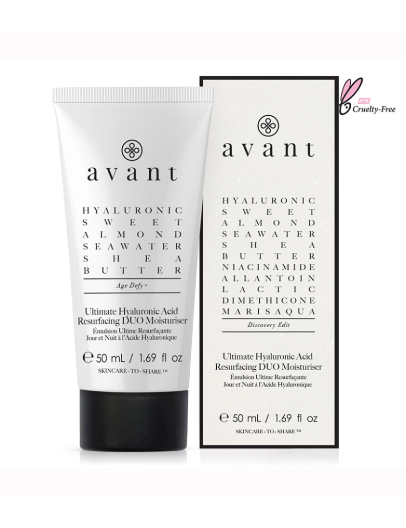 Avant Skincare - Discovery Edit - Hidratante Ultimate Hyaluronic Acid Resurfacing Duo