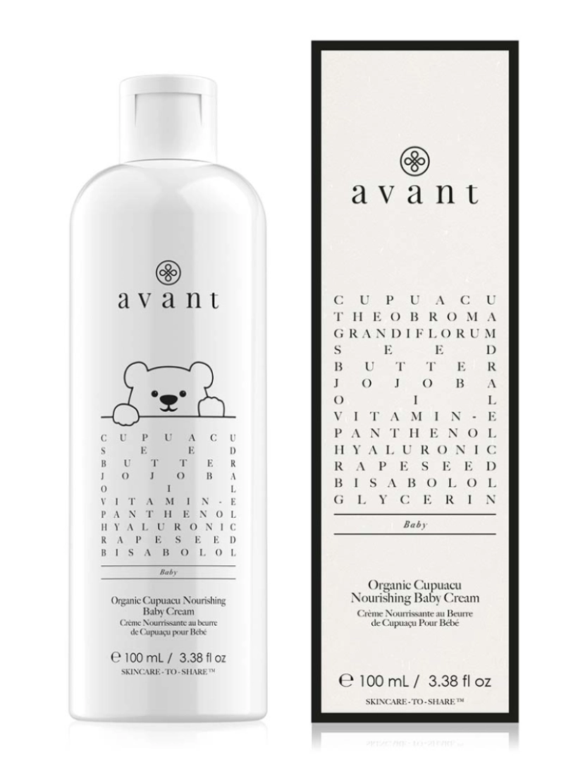 Avant Skincare - Creme Nutritivo Para Bebês Cupuaçu Orgânico