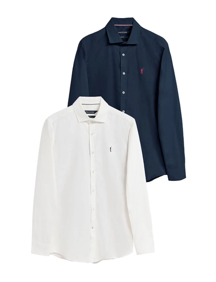 Polo Club - Pack 2 - Rigby Go Camisa Poplin [W-N]