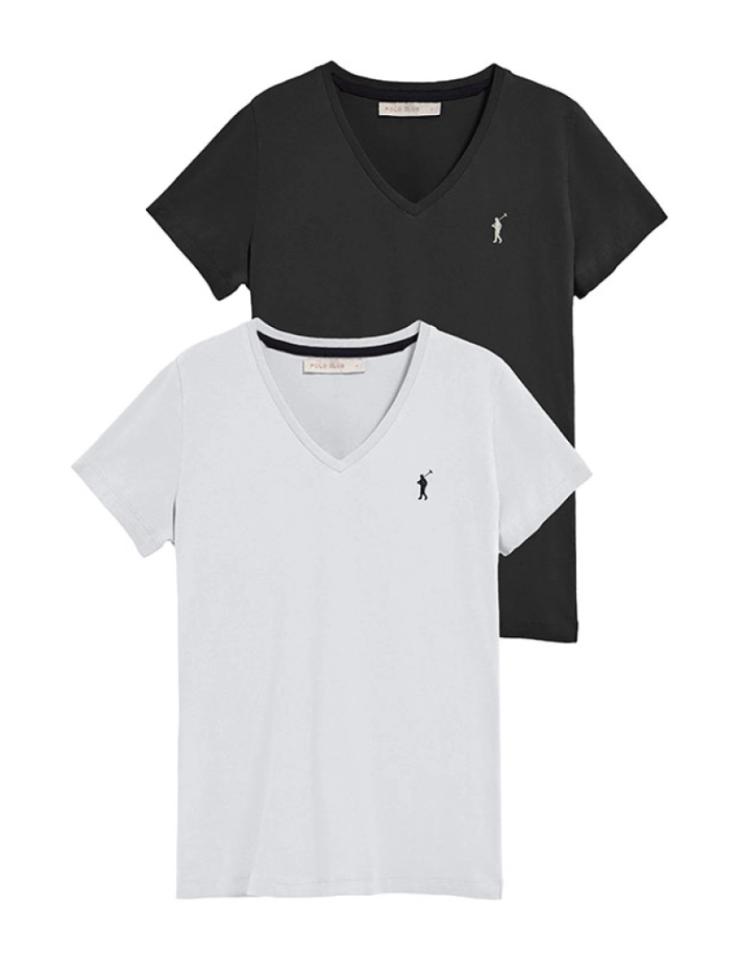 Polo Club - Pack 2 - Rigby Go W T Camisa V Im [B-W]