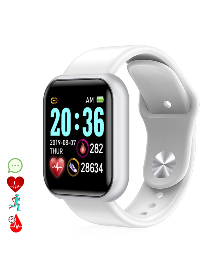 DAM - Smartband AK-Y68 Branco