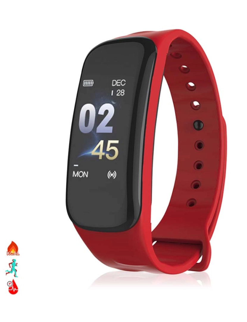 DAM - Smartband X1 Vermelho