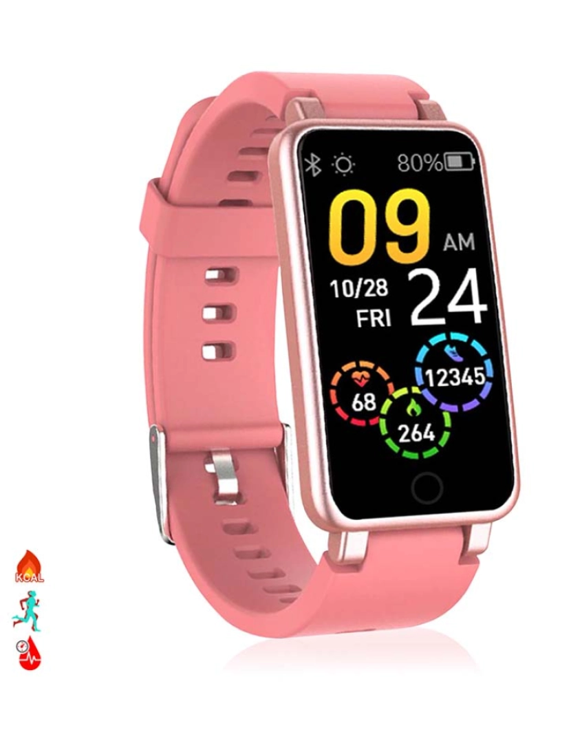 DAM - Smartband C2 Plus Rosa