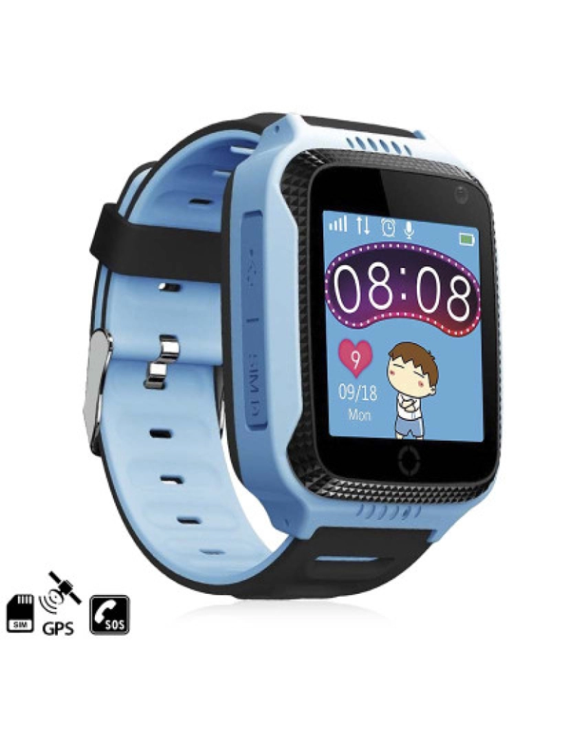 DAM - Smartwatch GPS localizador Q529 Azul