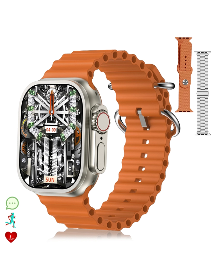 DAM - Smartwatch Z87 Ultra Laranja