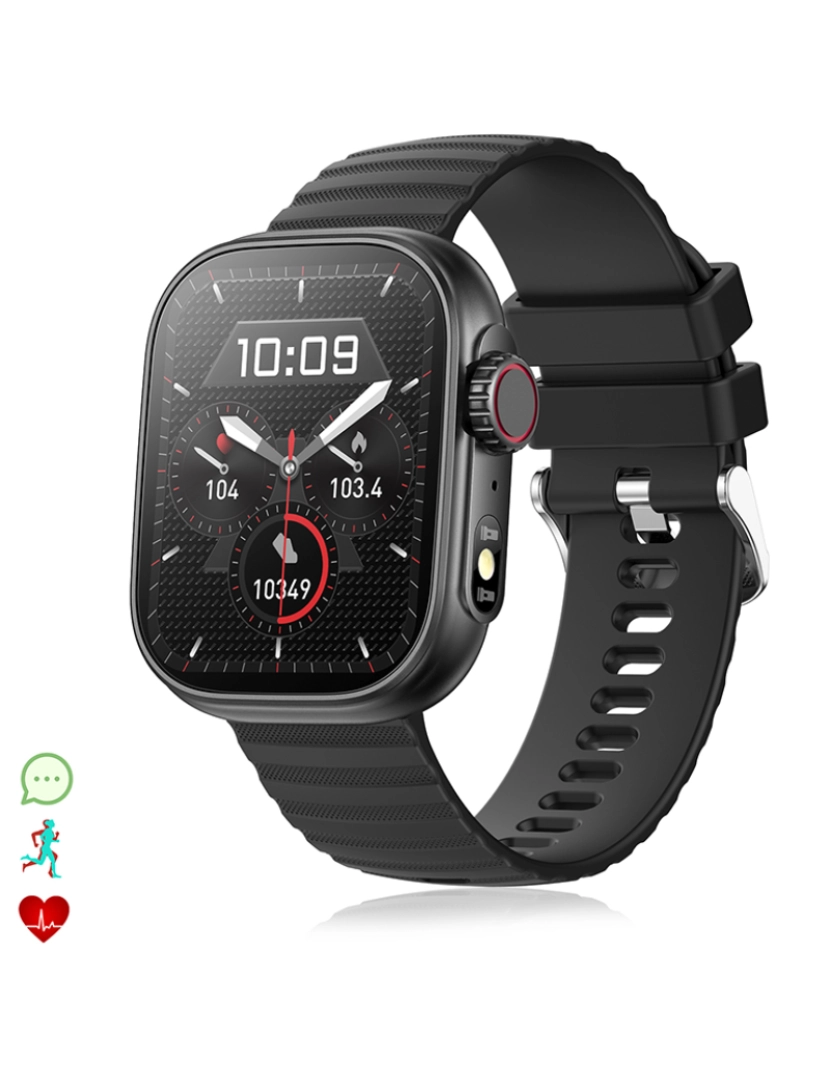 DAM - Smartwatch ZW39 Preto