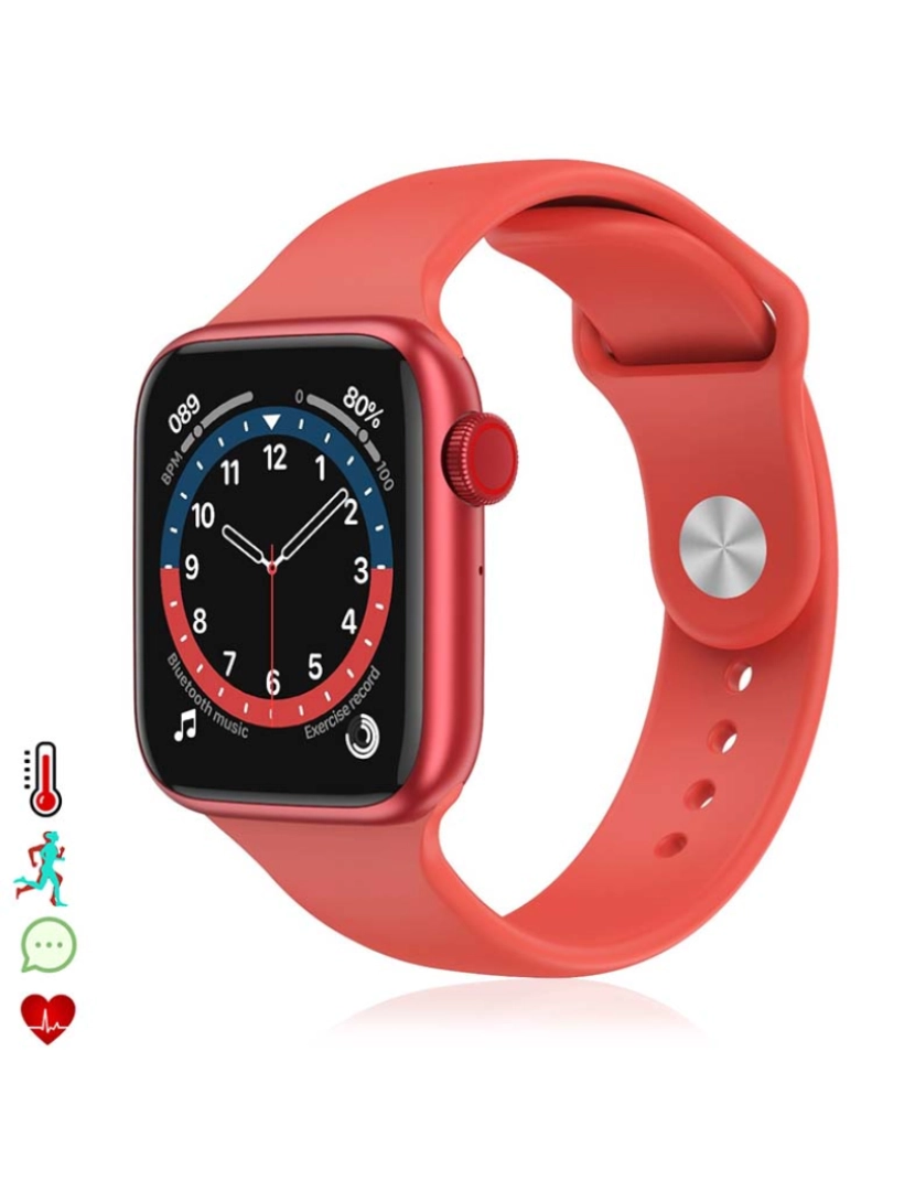 DAM - Smartwatch Aw9 Vermelho