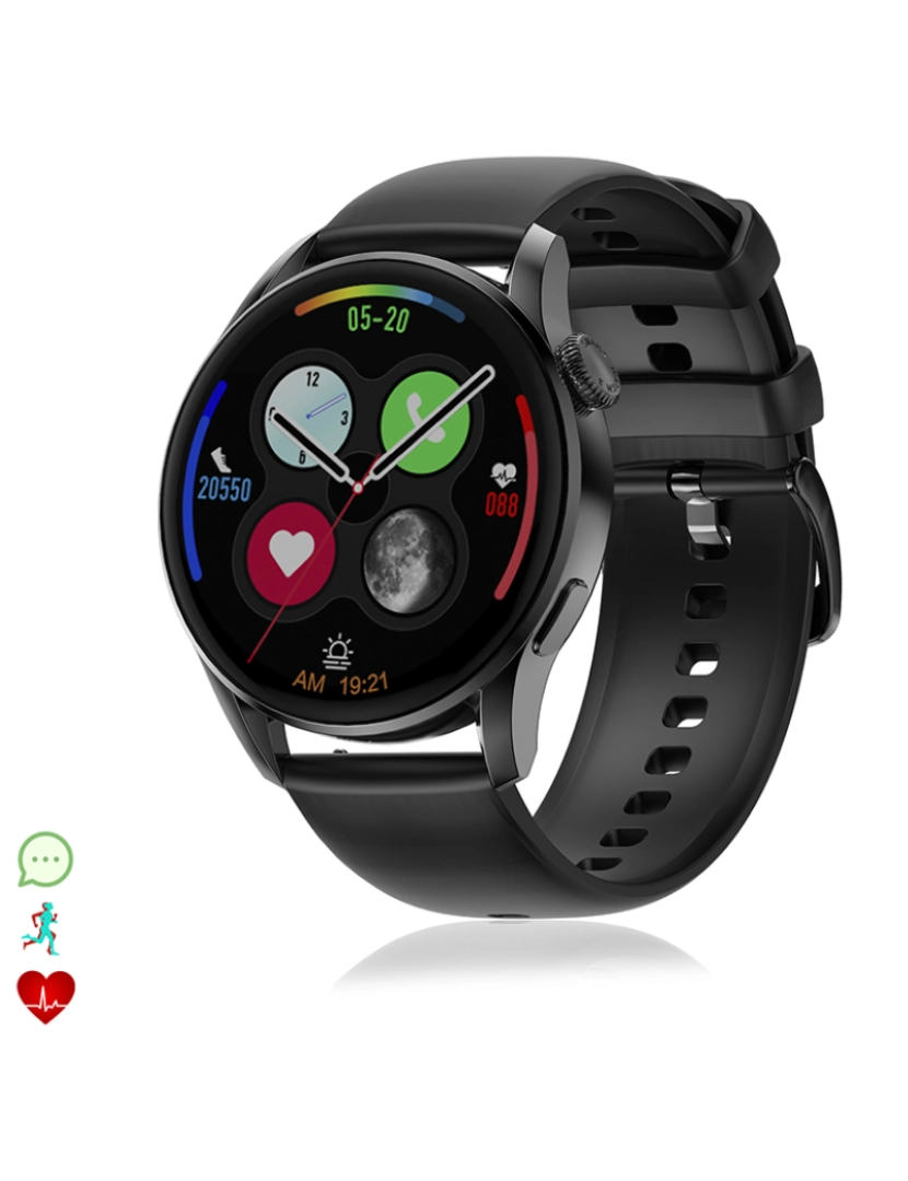 DAM - Smartwatch DT3 NEW Preto