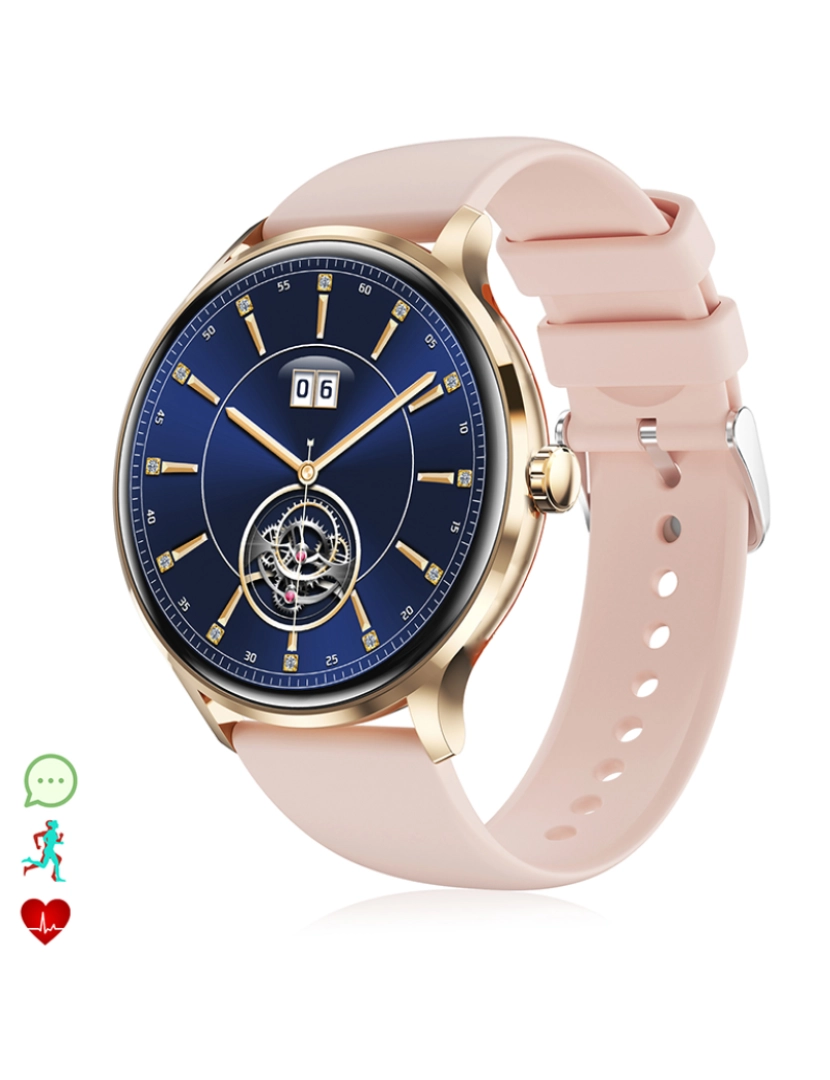 DAM - Smartwatch QS80 Rosa