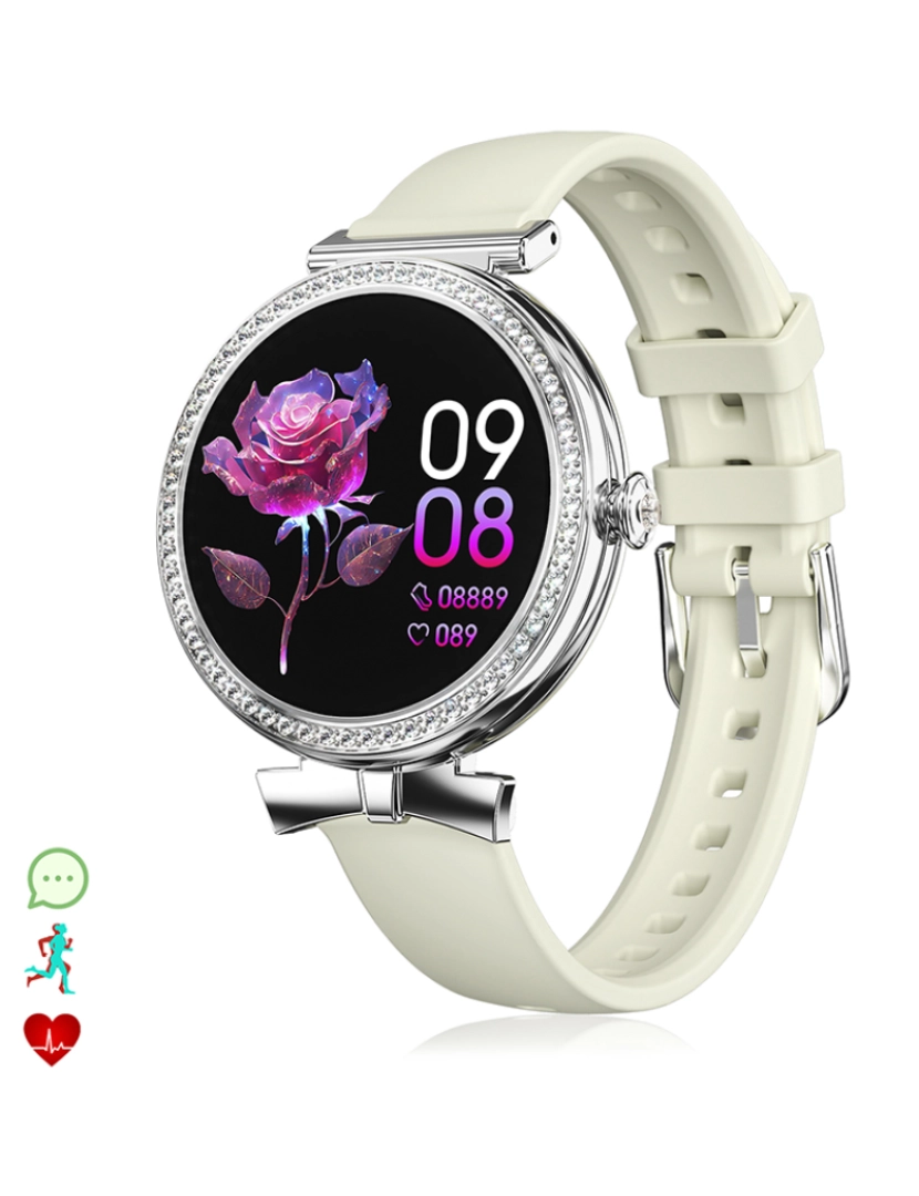 DAM - Smartwatch QS01 Branco