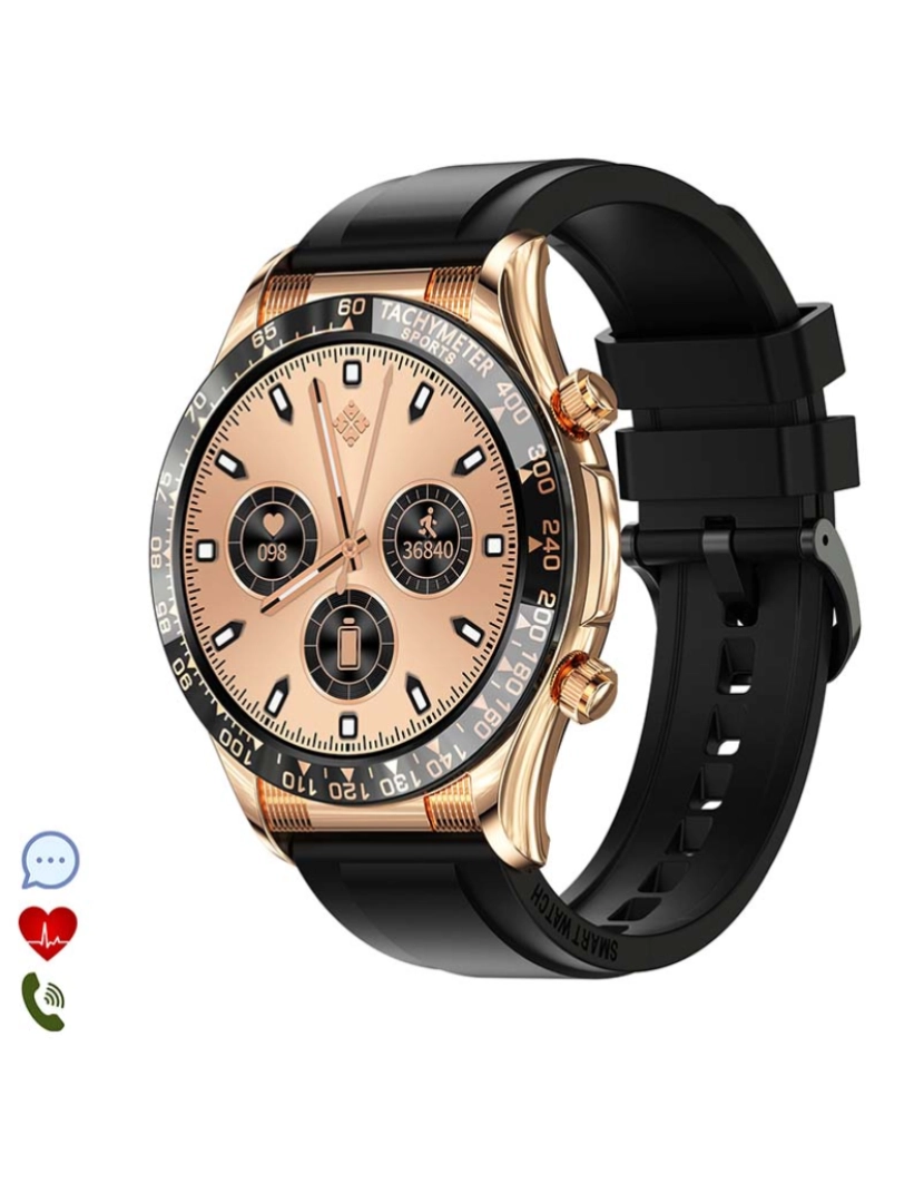 DAM - Smartwatch E18P Dourado