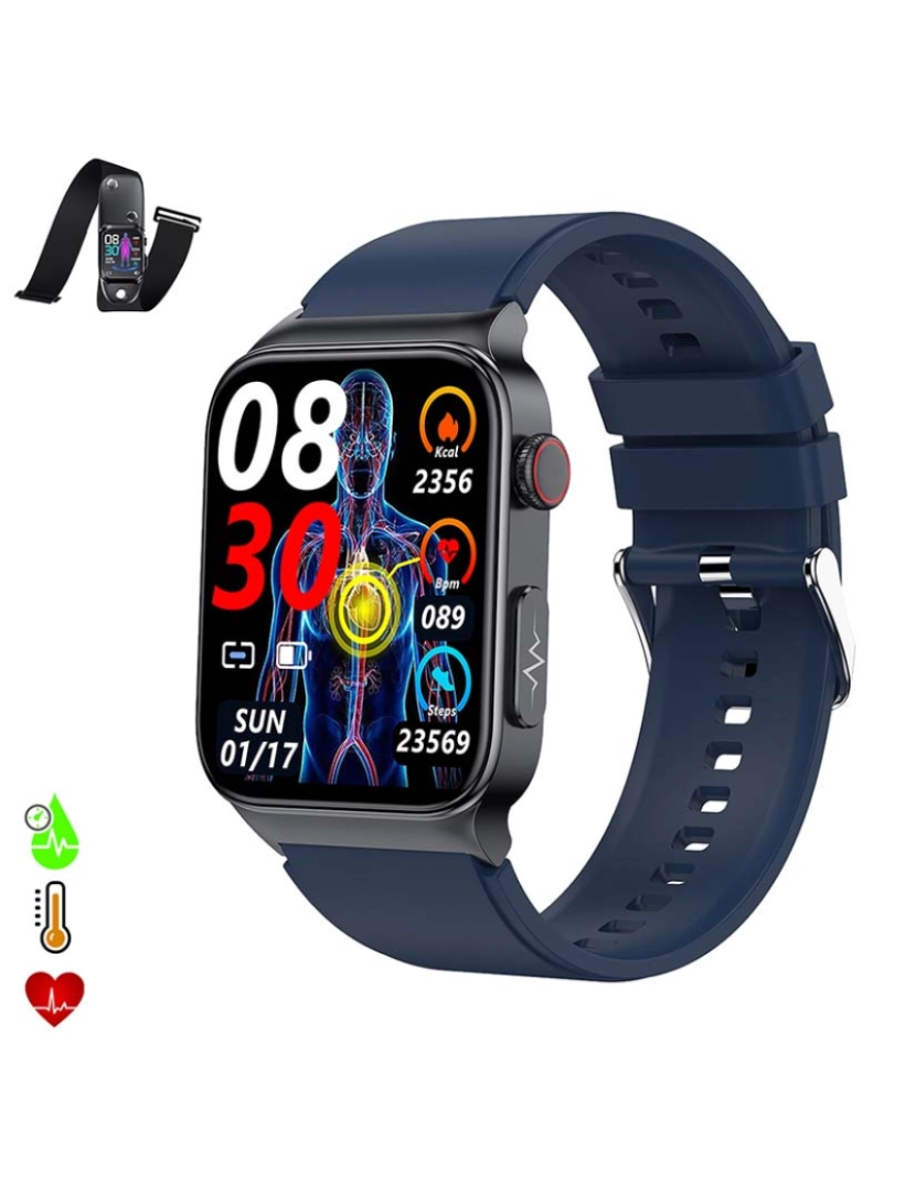 DAM - Smartwatch E500 Azul Escuro