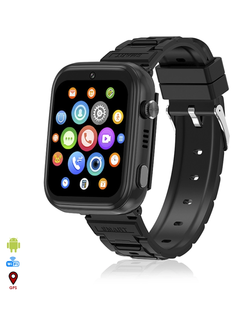 DAM - Smartwatch Kids T45 Preto