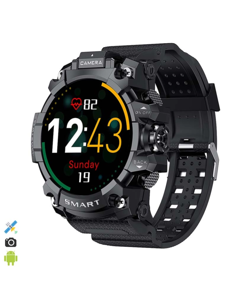 DAM - Smartwatch Q999  Preto