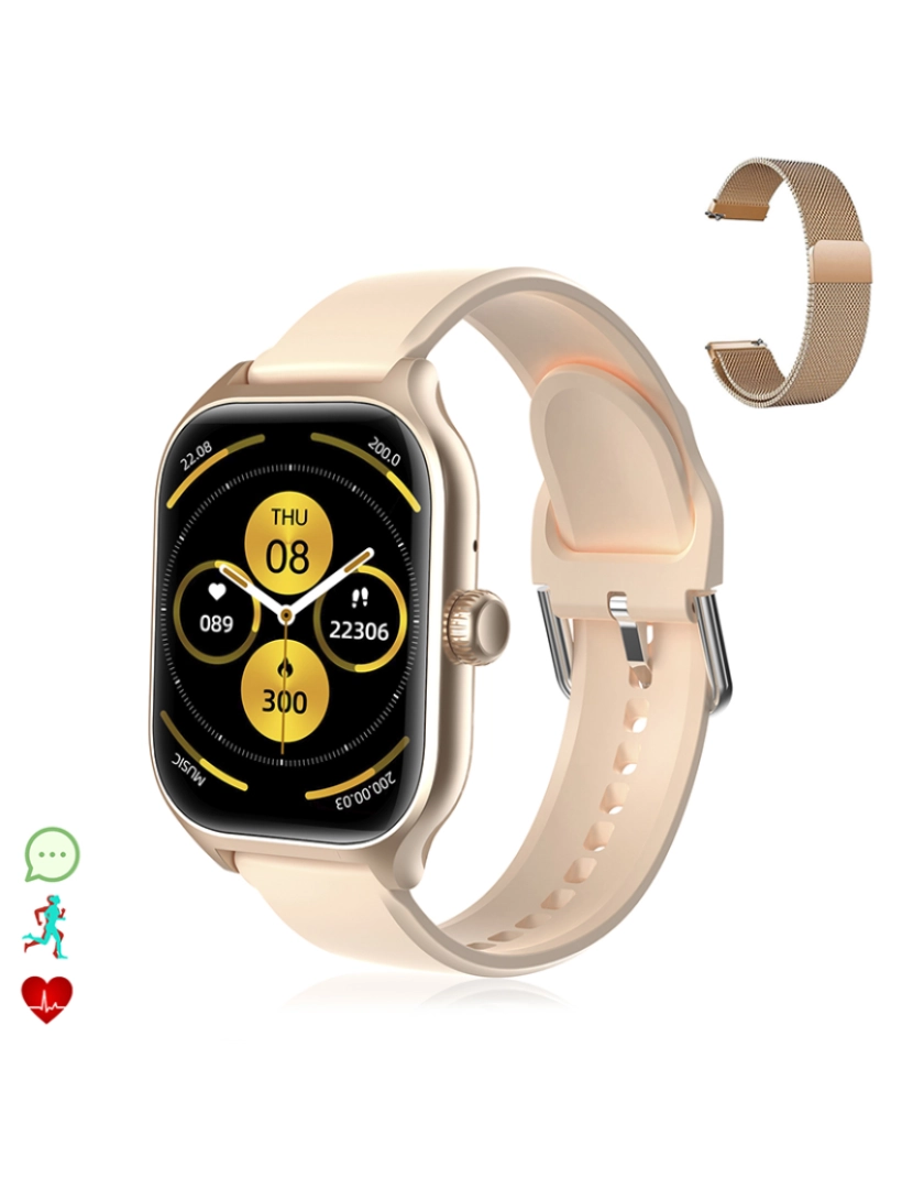 DAM - Smartwatch GT4 Pro Rosa