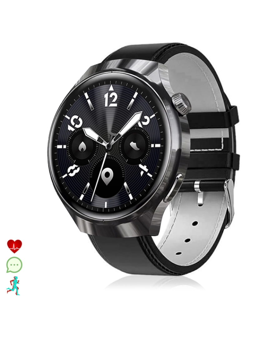 DAM - Smartwatch 4 Pro Preto