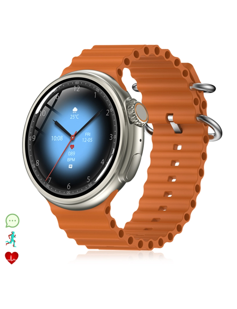 DAM - Smartwatch Z78 Ultra Laranja