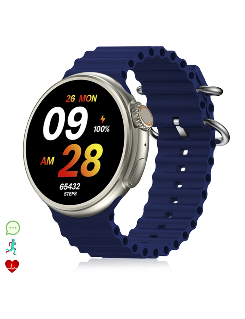 DAM - Smartwatch Z78 Ultra Azul