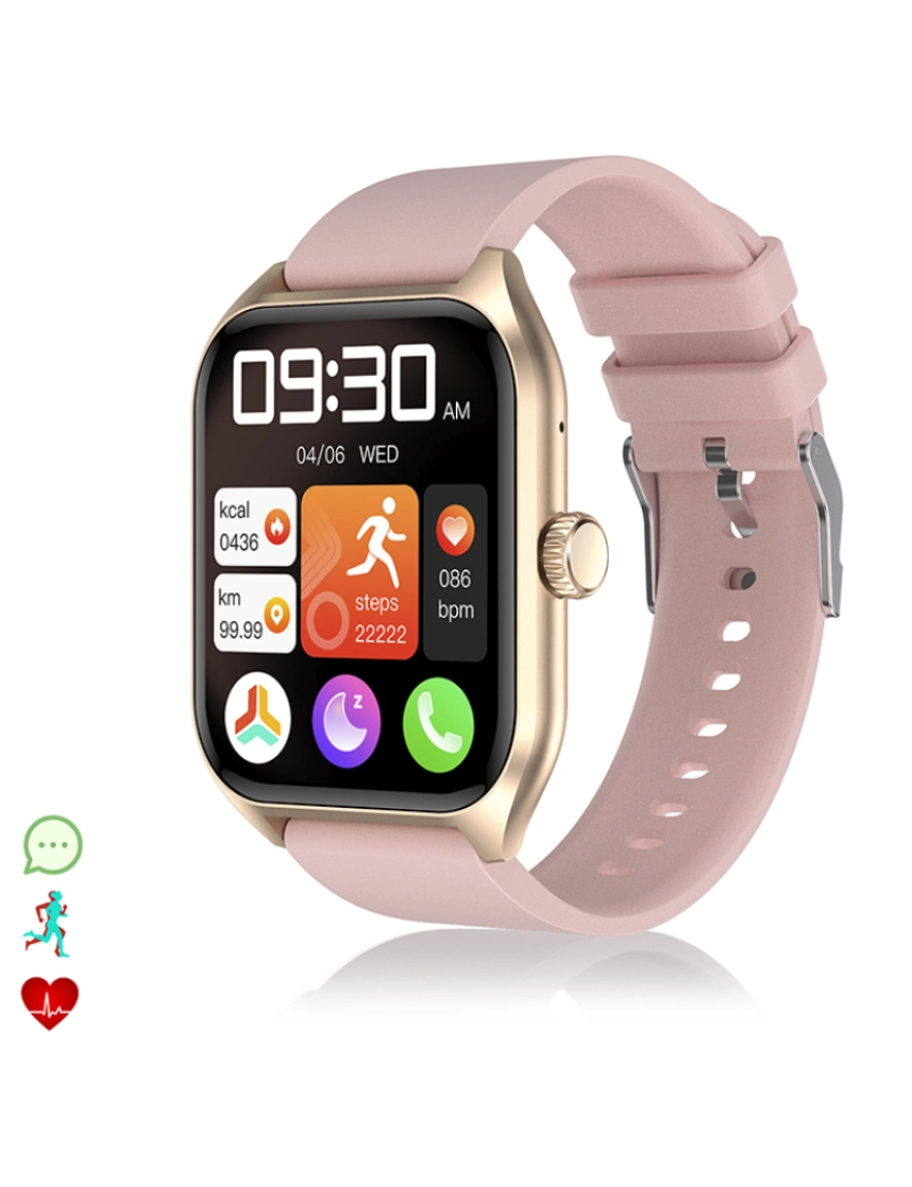 DAM - Smartwatch Qx5 rosa