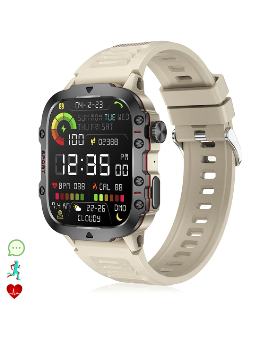 DAM - Smartwatch QX11 Bege